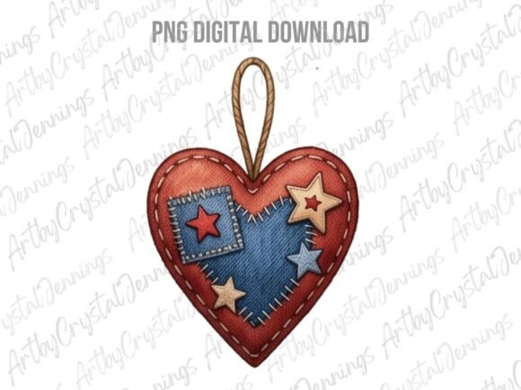 Download Patriotic Americana Heart PNG - Patriotic americana Collection
