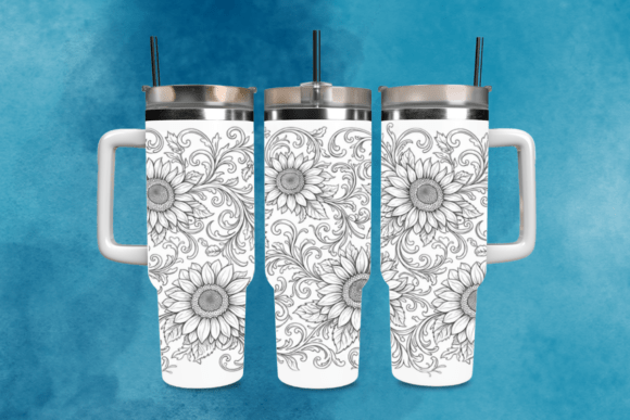 Download Sunflower Laser Tumbler Wrap PNG - Premium Bundle