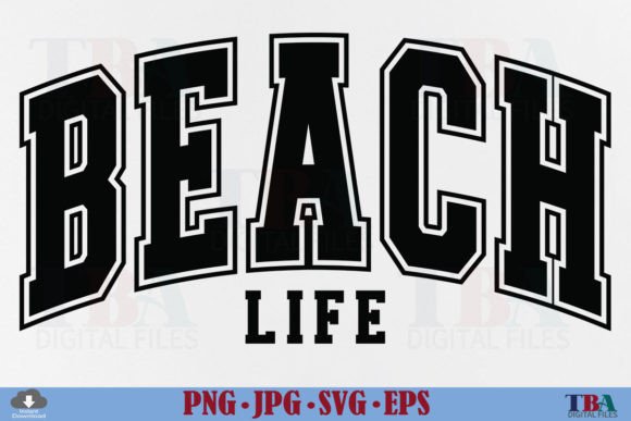 Download Beach Life SVG Summer Vacation Varsity - Beach life Collection
