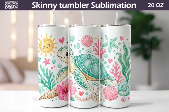 Download Sea Turtle Tumbler Wrap - Sea turtle tumbler wrap Collection