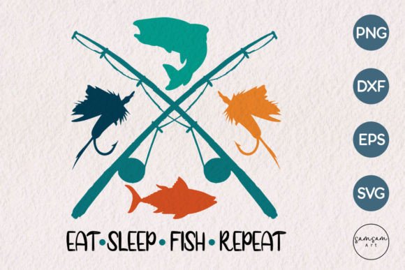 Download Eat Sleep Fish Repeat Sublimation - Eat sleep fish repeat sublimation Collection