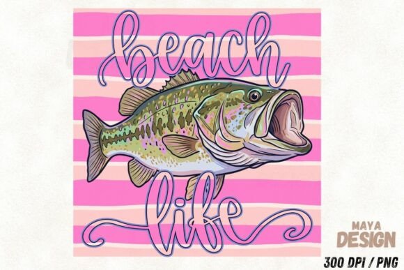 Download Beach Life Fish PNG, Coastal Fishing PNG - Beach life Collection
